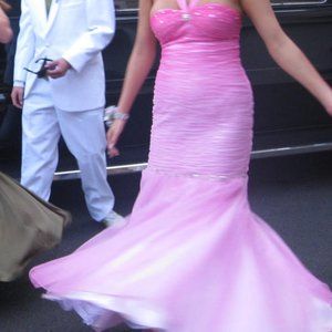 Jovani, Size 4 Dark Pink & Light pink formal dress